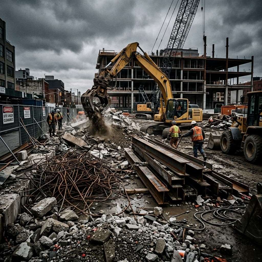 Post-Construction Scrap Clearance — How to Clear Your Site Fast